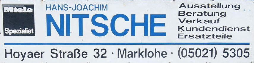 Hans-Joachim Nitsche, Marklohe